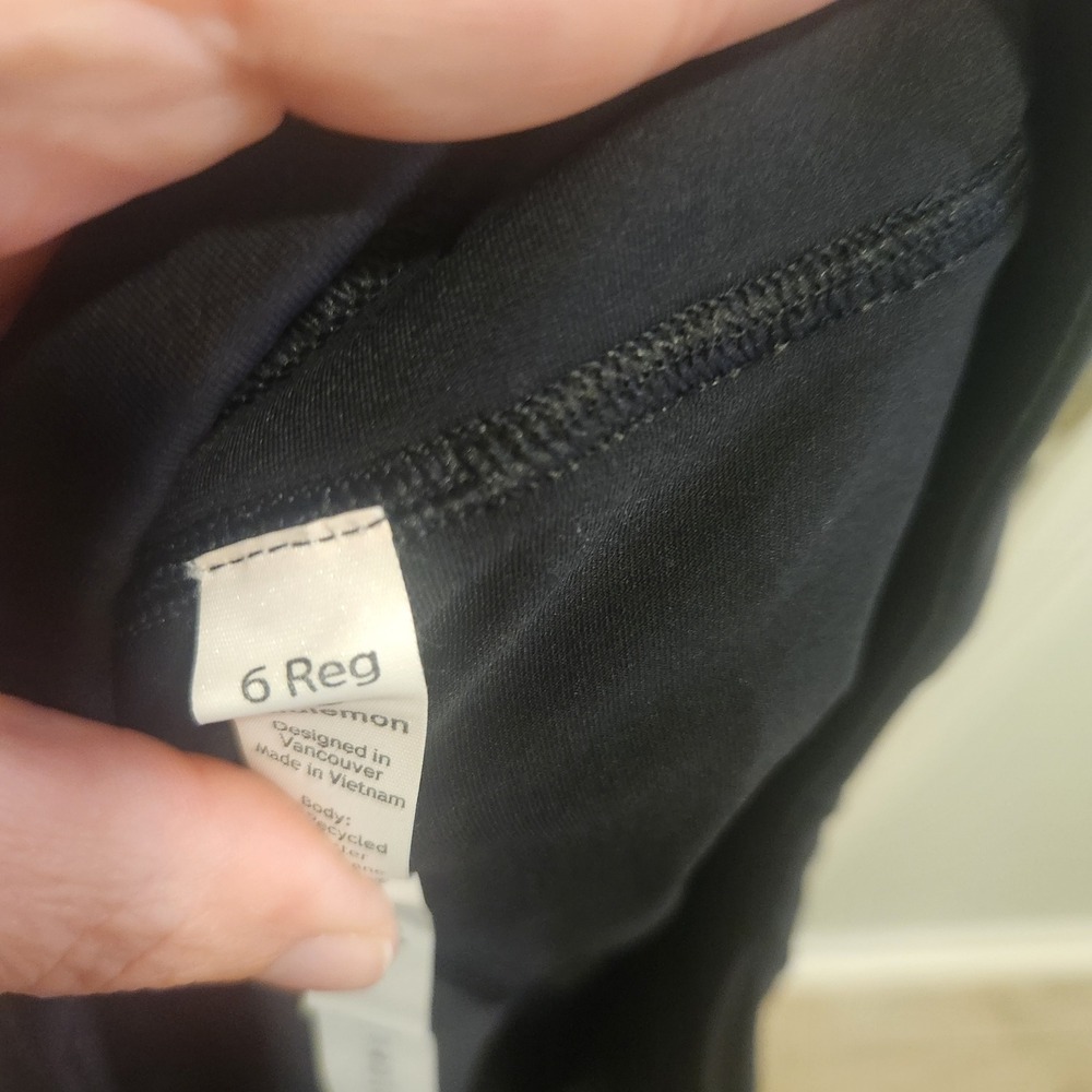 Lululemon Pace Rival Skirt Black Tennis Running Skirt Size - Picture 5 of 7